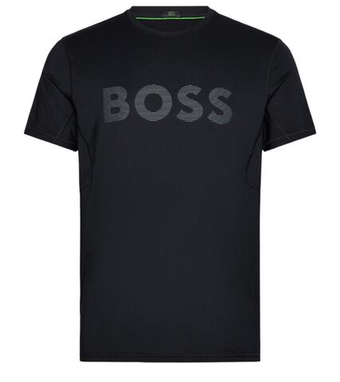 Мужская теннисная футболка BOSS Tee Active 1 - черная