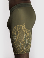 Шорты компрессионные Venum Serpenti Kaki/Bronze/Ivory