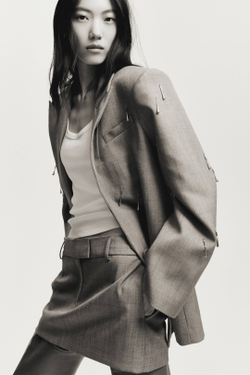 H&M Мини-юбка, серый