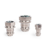 Ввод кабельный для металлорукава из нержавеющей стали ВК-М20(8-16 мм)-МР20 (INOX) Fortisflex (10 шт.)