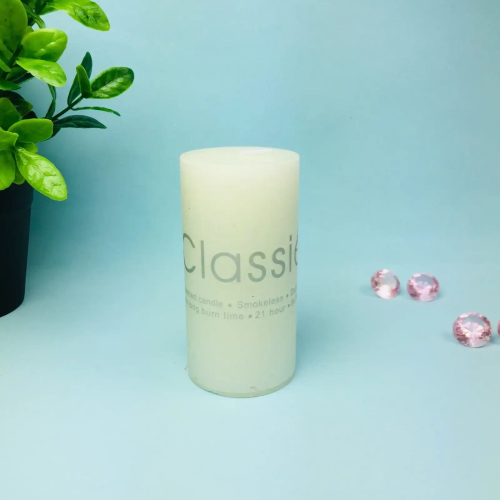 Свеча «Classic» 5*10см цвет белый ZD-003
