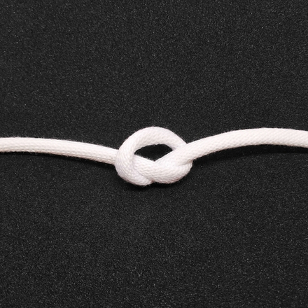 Шнур декоративный №185-32 0,6см 100% полиэстер, цв.белоснежный
