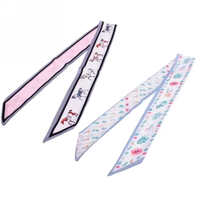 Лента для вплетения в причёску «KRASA- Элина», микс 2 цвета, 6*90 см