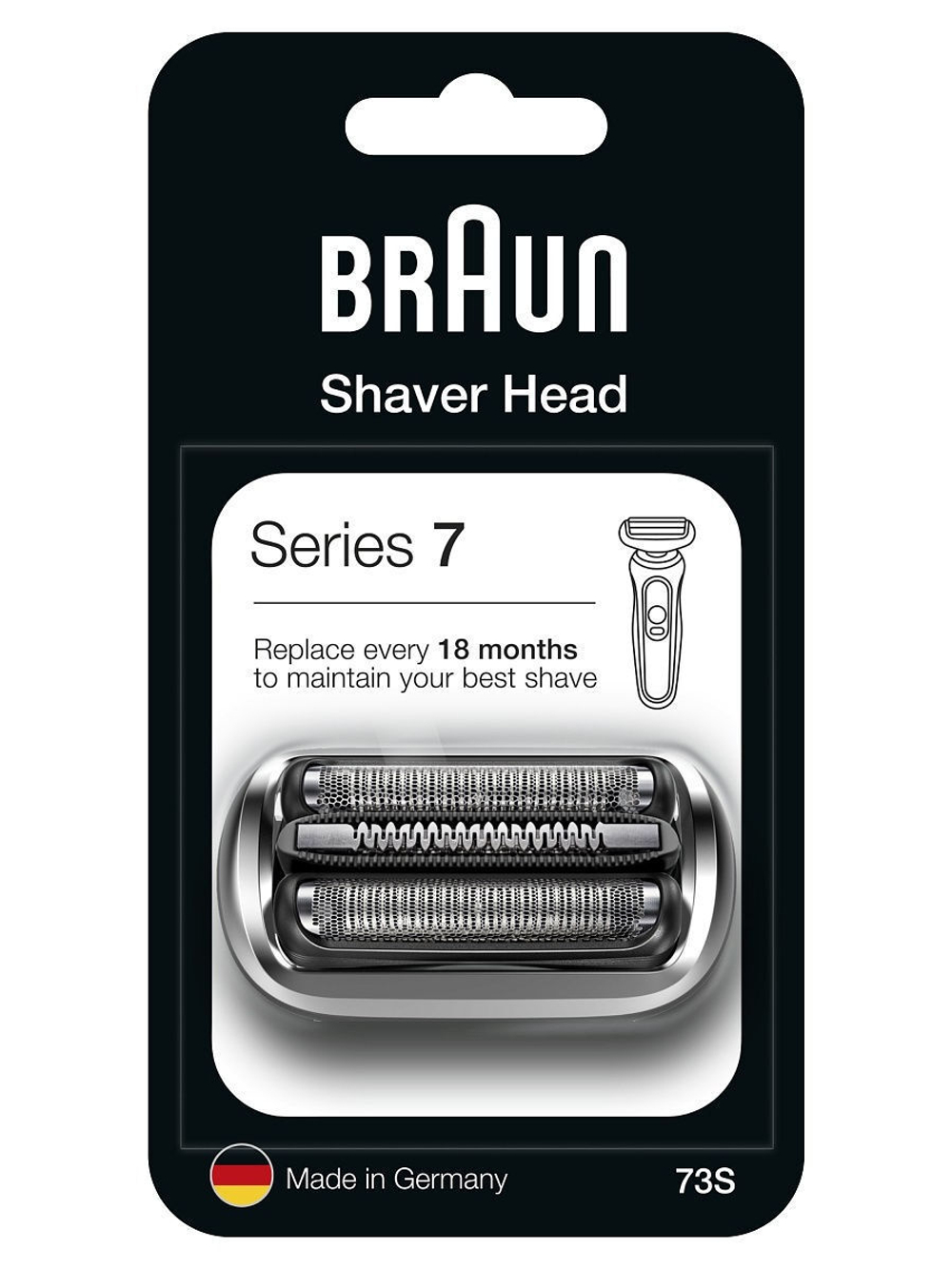 Сетка + режущий блок Braun 73S Silver