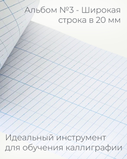 Набор альбомов для письма №3 "Пишу красиво!", 4 шт