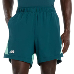 Мужские теннисные шорты New Balance Tournament Novelty - teal