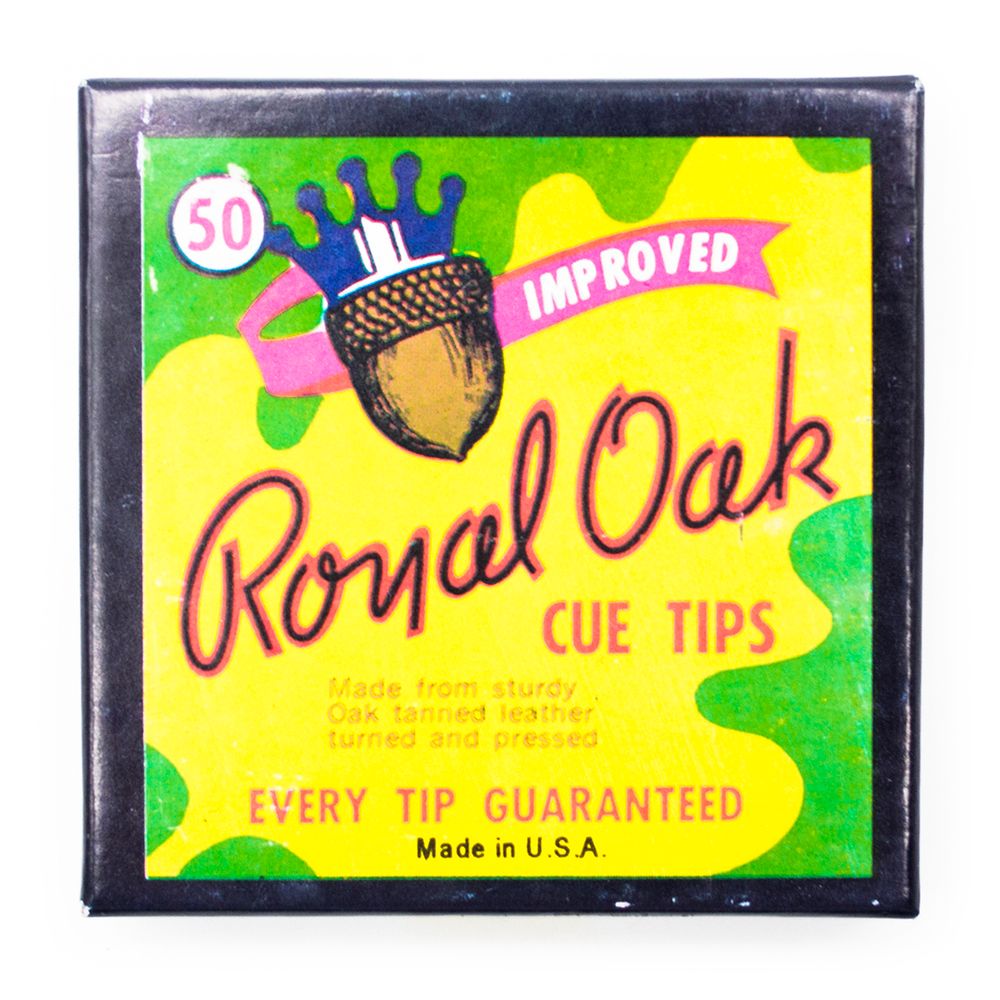 Коробка наклеек для кия "Royal Oak"13 мм (50 шт)