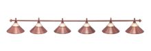 Светильник Fortuna Alison Red Bronze 6 плафонов