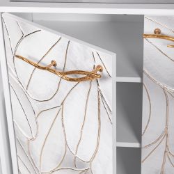 Ручка скоба мебельная Арт Бранч левая Амбер