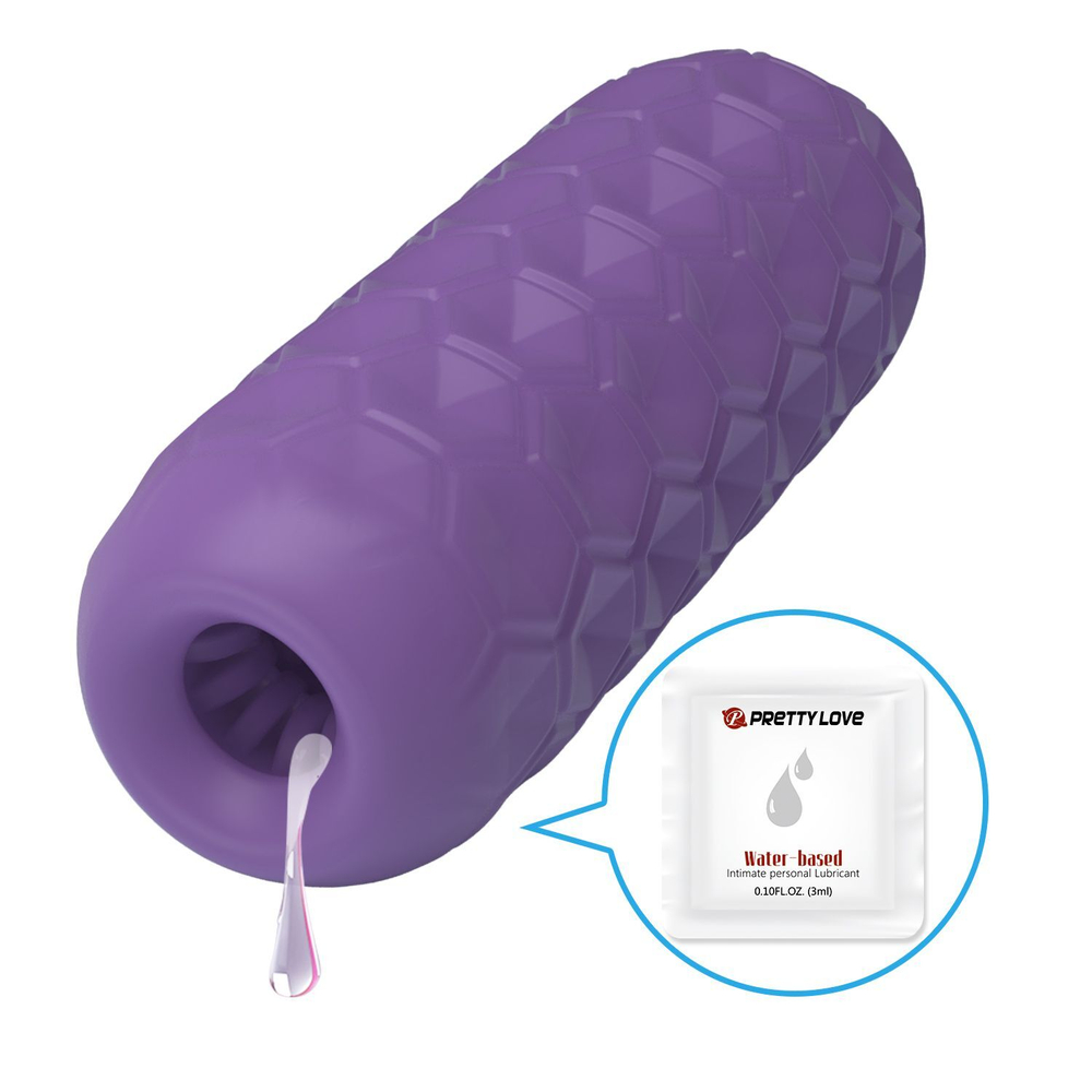 Фиолетовый мастурбатор Venus-X Twin balls (Цвет: фиолетовый)