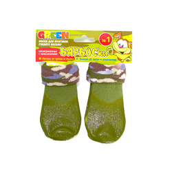 Носки для прогулки, зеленый, 4шт БАРБОСки