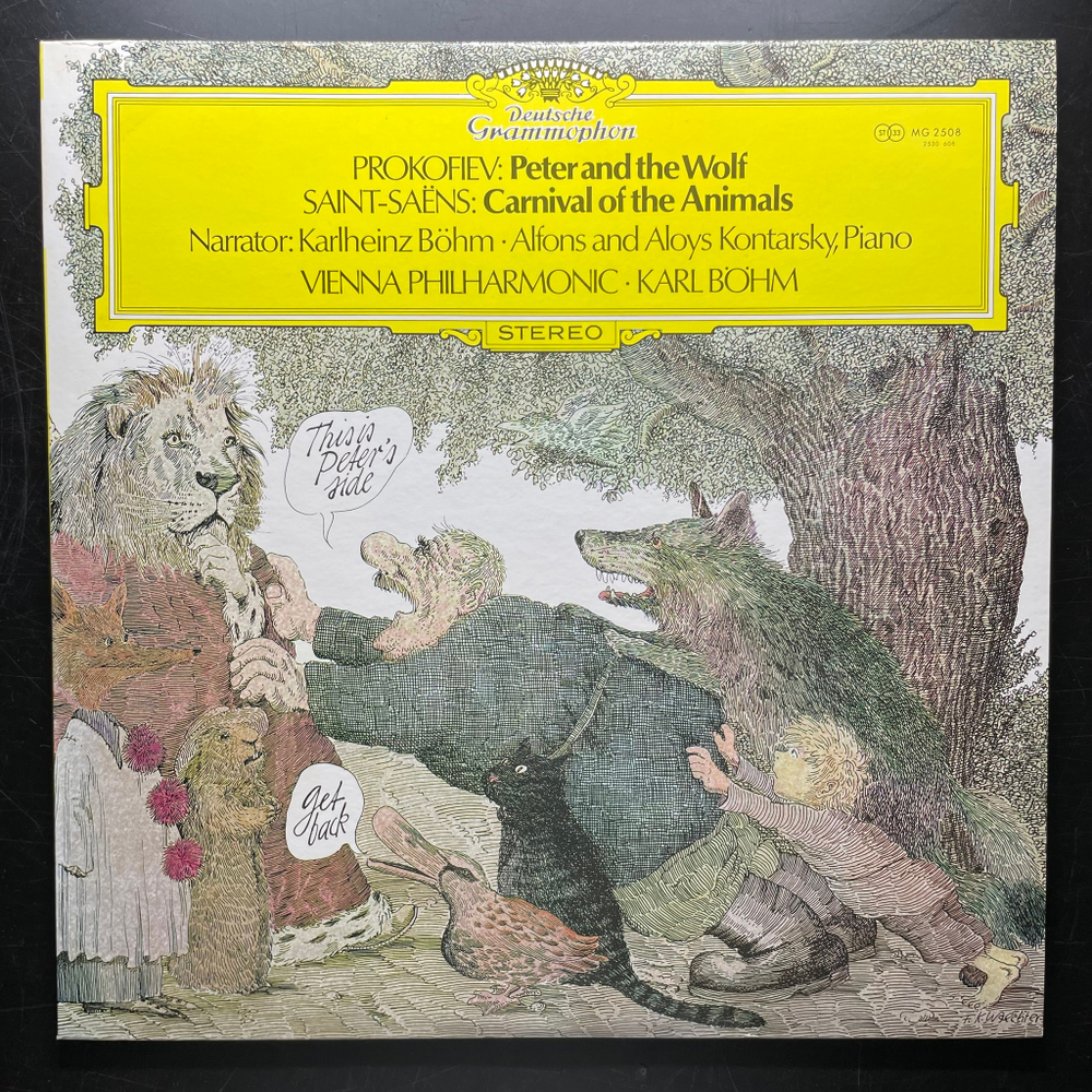 Прокофьев - Петя И Волк / Сен-Санс - Карнавал Животных (Япония 1970г.)