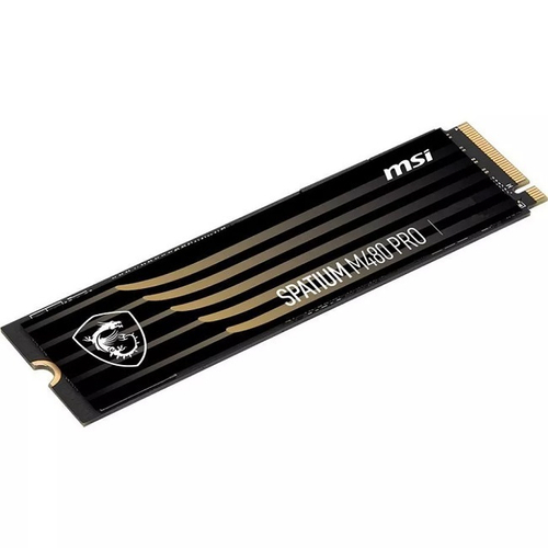 Жесткий диск SSD M.2 1Tb MSI SPATIUM M480 PRO, 7400/6000MBs, 750000 IOPS, 3D NAND, 2280, PCI-E4.0x4 (S78-440L1G0-P83)