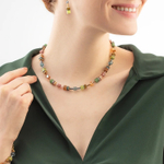 Колье Coeur de Lion Olive-Green 2838/10-0905