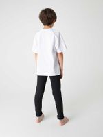 Кальсоны из термополотна "Черный меланж" 7+ с гульфиком