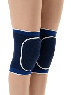 Наколенник волейбольный, взрослый (пара 2 шт), цвет синий