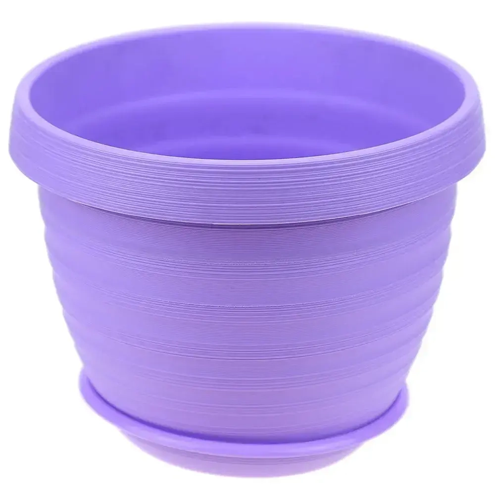 Горшок Толедо, D20, 3,0 л, лаванда с поддоном цветочный горшок