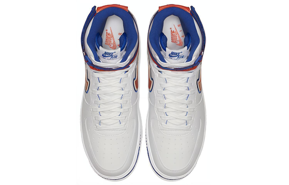 Кроссовки Nike Air Force 1 Sport Nba White Team Orange Game Royal