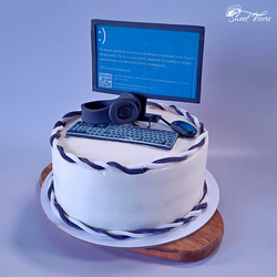 День программиста Торт  Кондитерская Сладкие Козырьки Sweet Visors Светланы Дегтеревой