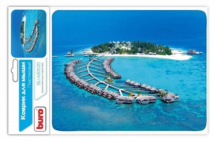 Коврик для мыши Buro BU-M10020 тропический отель