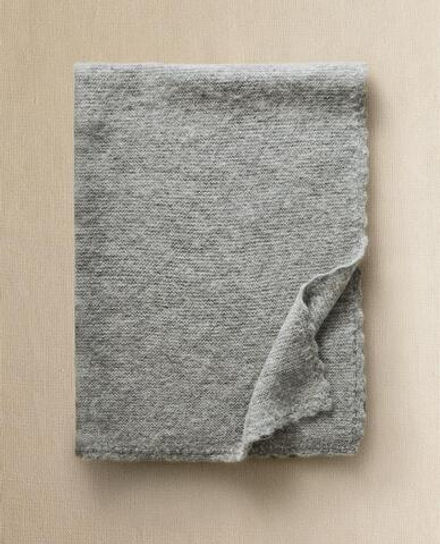 ZARA HOME ДЕТСКИЙ ПЛЕД ИЗ АЛЬПАКИ, СЕРЫЙ