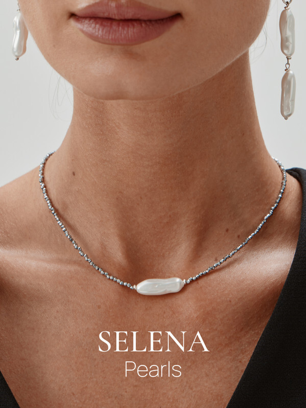 91003225 Колье Selena Pearls