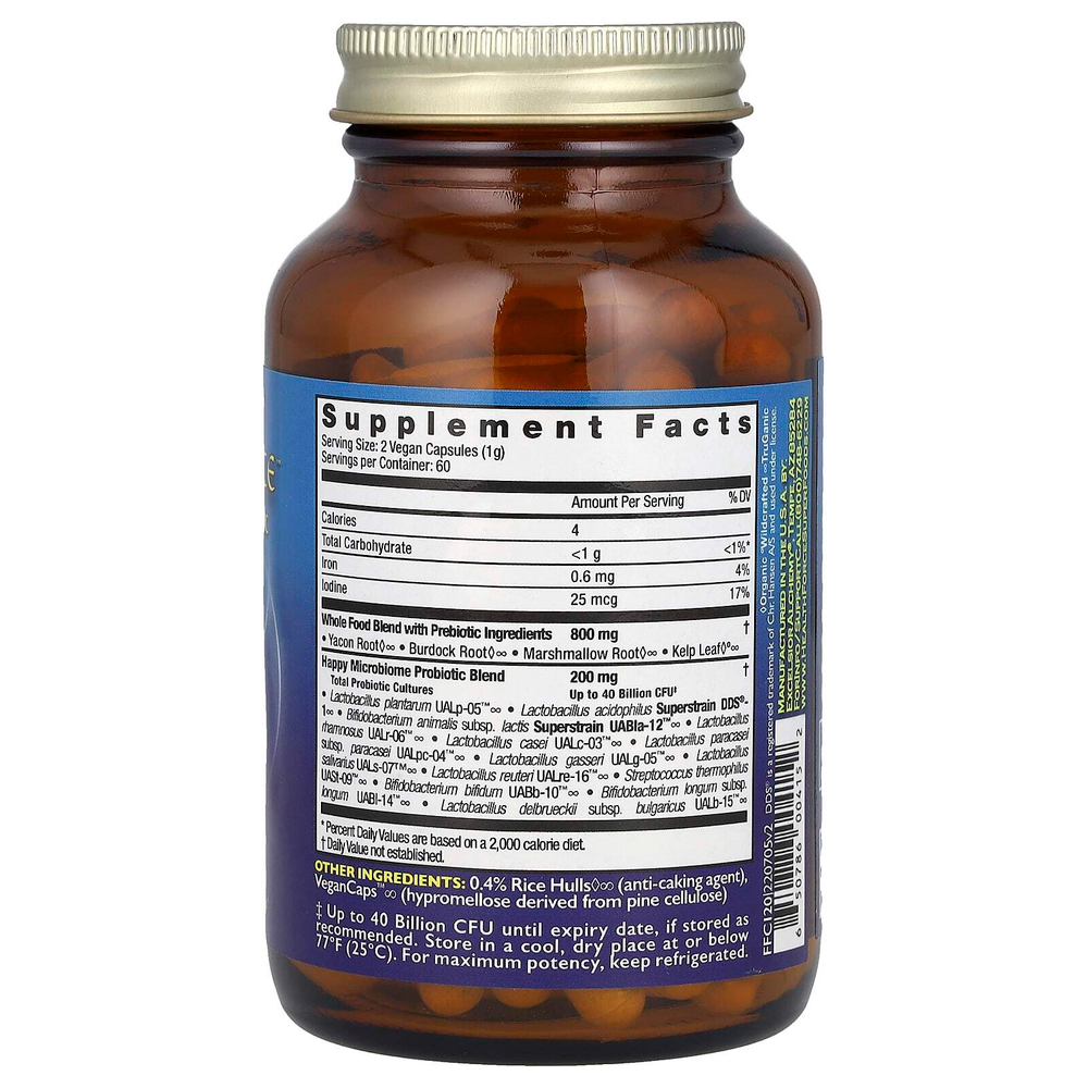 HealthForce Superfoods, Friendly Force™, усовершенствованный пробиотик, 120 веганских капсул