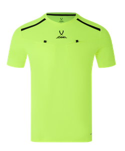 Футболка судейская DIVISION PerFormDRY Referee Tee, желтый неон