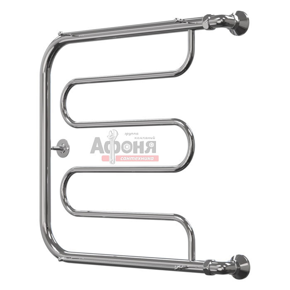 Полотенцесушитель МП 60*60 ф1" с 2-мя полочками (К-крепеж 1)   07999