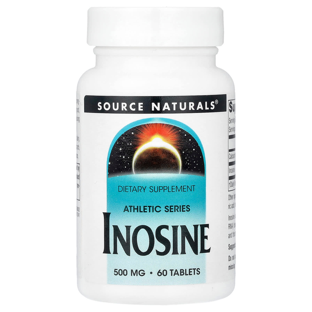 Source Naturals, Athletic Series, инозин, 60 таблеток