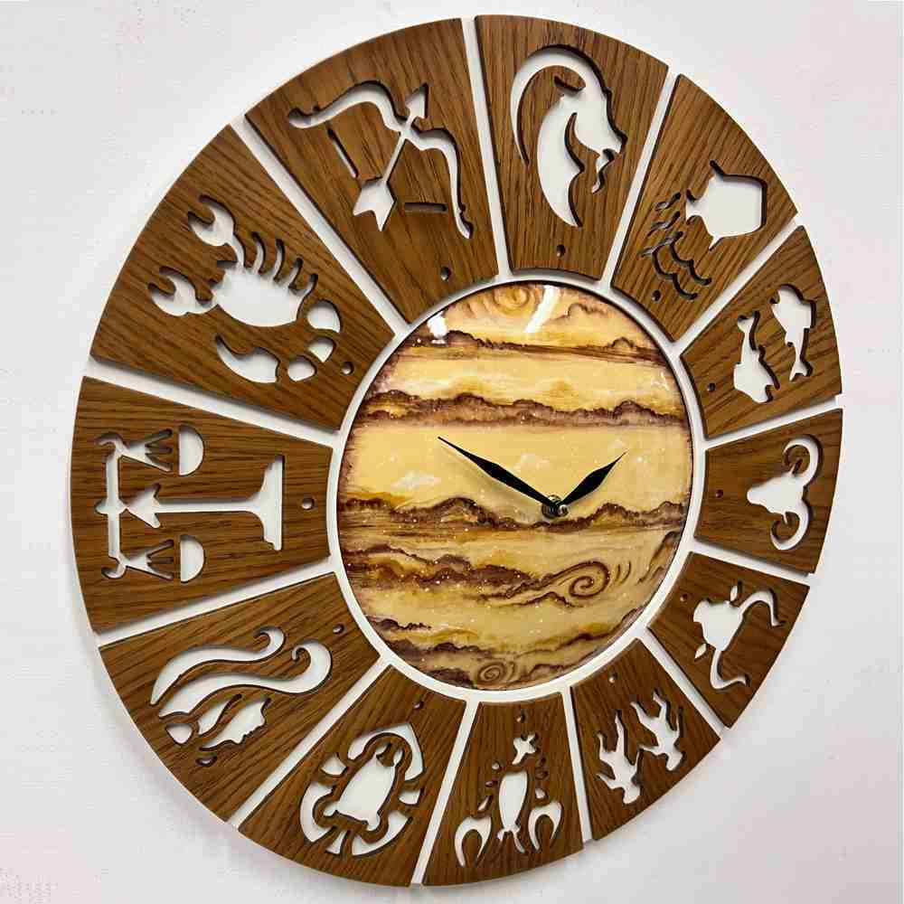 Настенные большие часы CL-50-1-Zodiac Castita