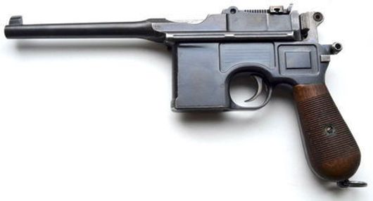 Пистолет Маузер К96 ММГ макет массо-габаритный, оригинал