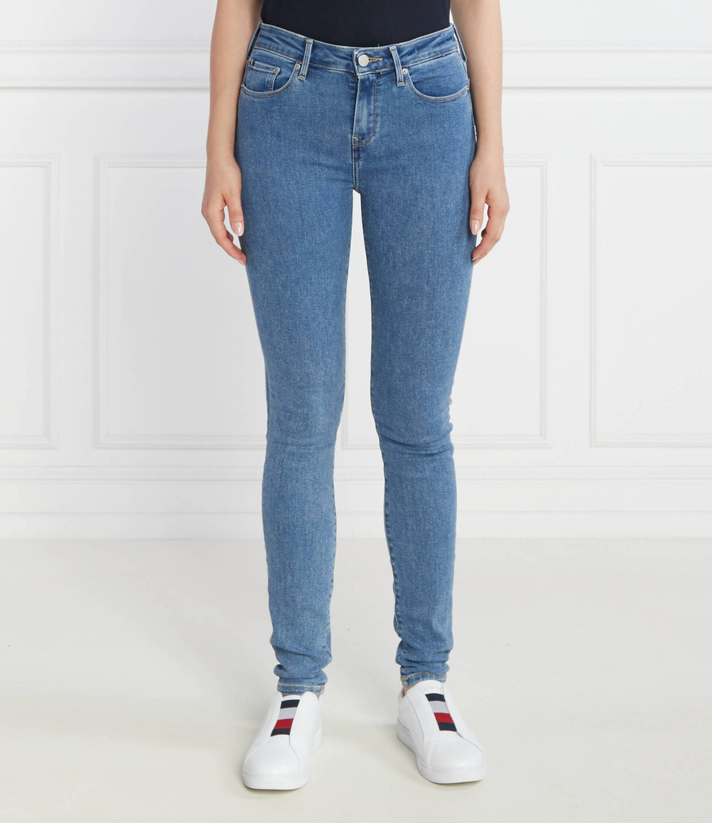 Джинсы TH FLEX COMO RW EVE Tommy Hilfiger - голубой(WW0WW38912)