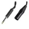 ZMF Atrium LTD Green Ish Leather 4-pin xlr ofc cable + 6.35mm