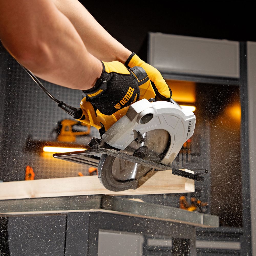 Пила циркулярная CS-210, 1800 Вт, 210 мм, Denzel, 27305