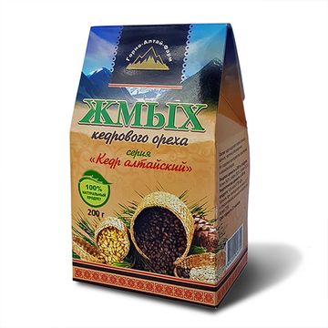 Жмых кедрового ореха "Кедр Алтайский", 200 гр