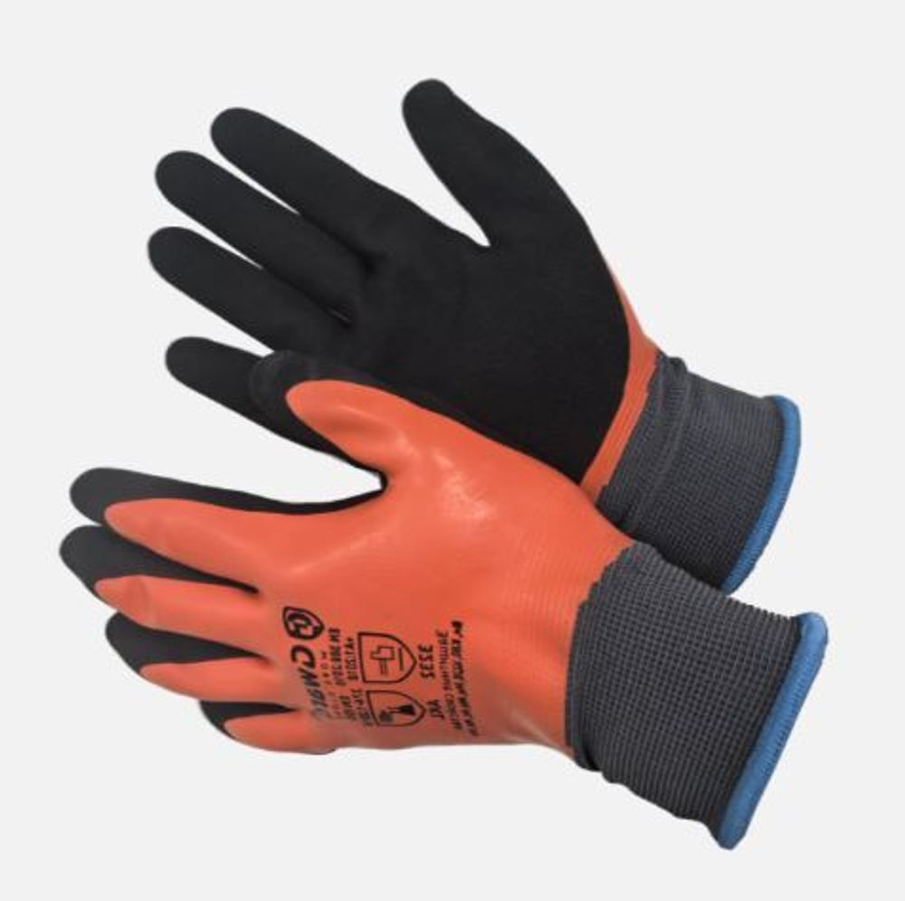 Перчатки из полиэстера с полным двойным латексным покрытием /раз. 10(XL) Gward Soft Fl  ACID Pro