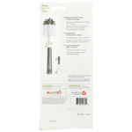 Munchkin, Shine ™, нержавеющая сталь премиального качества, щетка для бутылочек, набор из 3 предметов