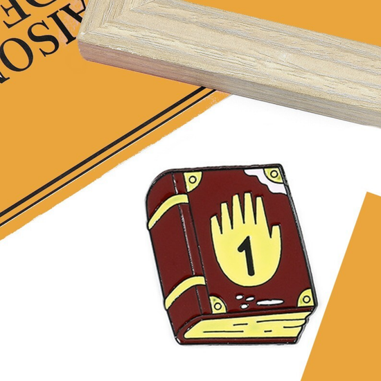 Значок металлический Гравити Фолз Дневник 1, р-р 2,9х2,4см