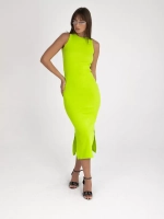 Платье лапша длинное без рукавов