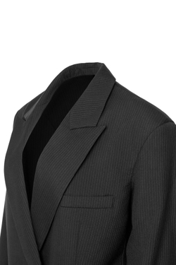 “Striped wool jacket” Двубортный жакет из шерсти. (2)