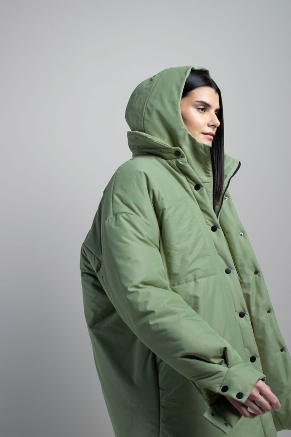 Куртка AW004 фисташковая - фото 5