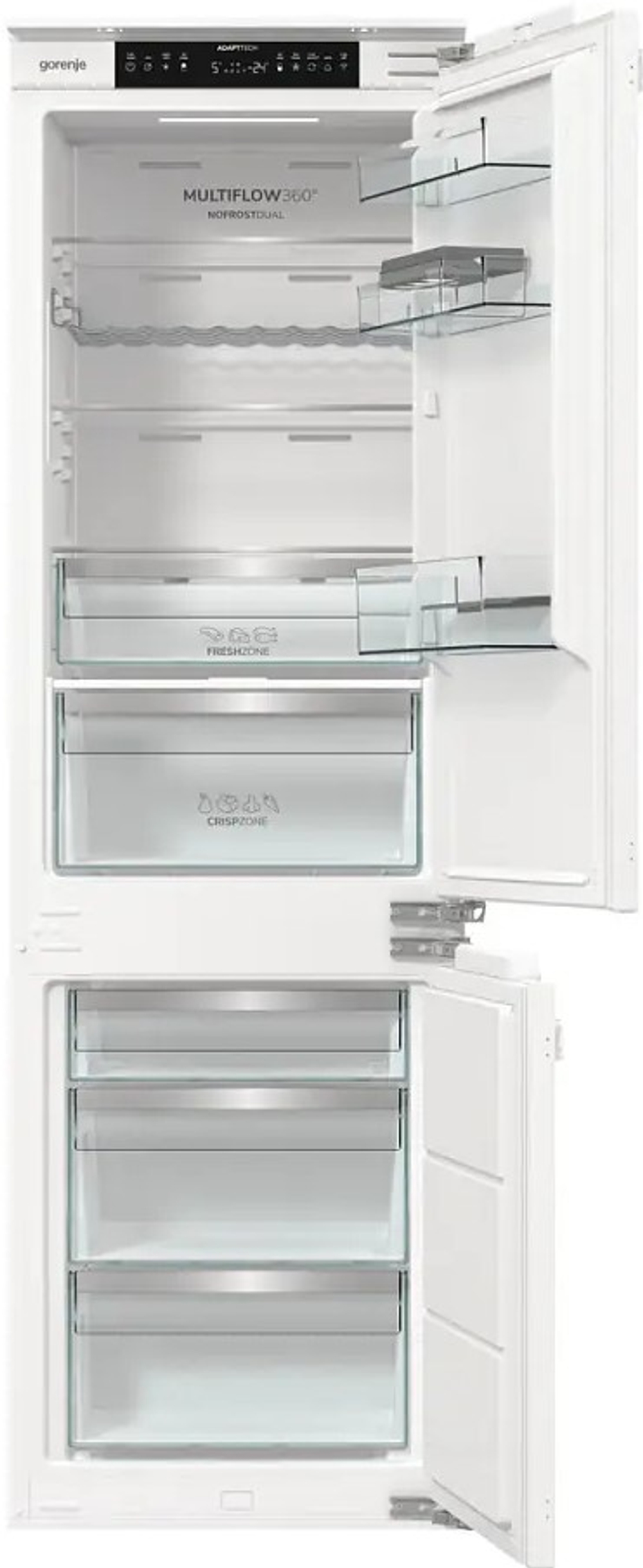 Встраиваемый двухкамерный холодильник Gorenje NRKI517162WF