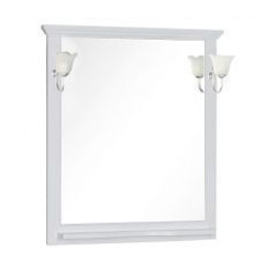 Зеркало Aquanet Лагуна 85 белый