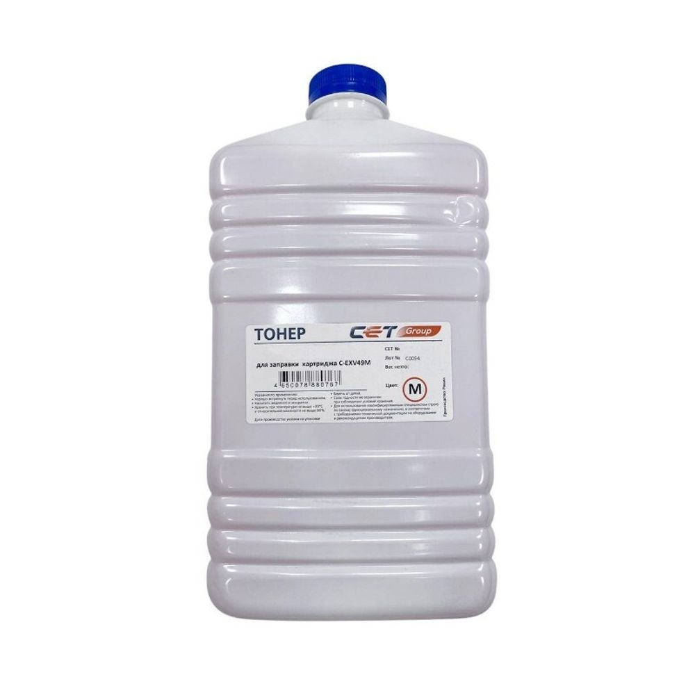 Тонер TF8M C-EXV49/54/64 для CANON iR ADVANCE C3520i/DX C3720i/C3922, iR C3125i (CET) Magenta, 500г, CET7497M-500N Тонер TF8M C-EXV49/54/64 для CANON iR ADVANCE C3520i/DX C3720i/C3922, iR C3125i (CET) Magenta, 500г, CET7497M-500N