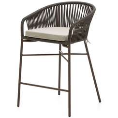 Полубарный стул Yanet зеленый