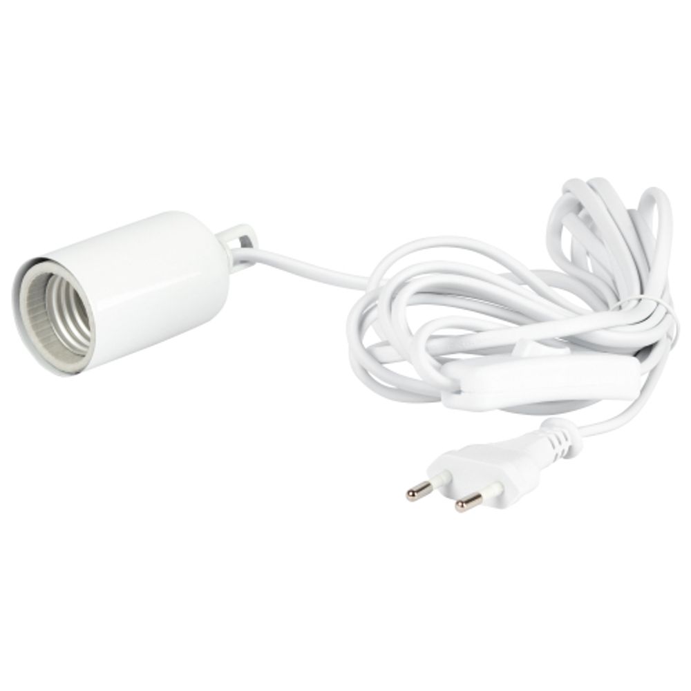 Светильник для растений ЭРА FITO-Hanging сeramic holder 3 m подвесной патрон керамический с кабелем и цоколем Е27 | Светильники для растений