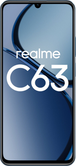 Смартфон realme C63 8/256 ГБ RU, Dual nano SIM, кожаный синий