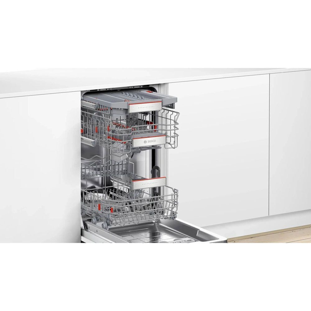 Встраиваемая посудомоечная машина Bosch SPV6ZMX17E Serie 6, 10 комплектов, 6 программ, AquaStop, белая