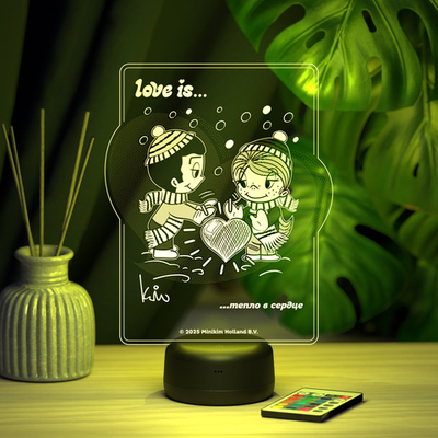 Ночник "Love is - это тепло в сердце"